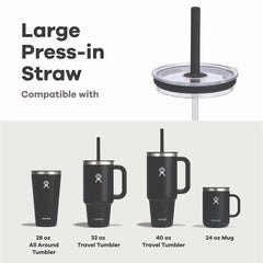 Large Press-In Straw Lid